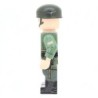 Minifigur des Fallschirmjäger-Truppführers aus dem 2. Weltkrieg (Früher Krieg).