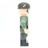 Minifigur des Fallschirmjäger-Truppführers aus dem 2. Weltkrieg (Früher Krieg).