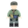 Minifigur des Fallschirmjäger-Truppführers aus dem 2. Weltkrieg (Früher Krieg).