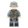 WW2 Luftwaffe Field Division Soldier in Zeltbahn Minifigure
