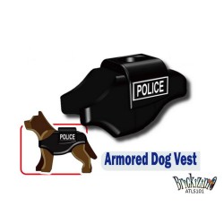 K9 Armored Dog Vest - Police print