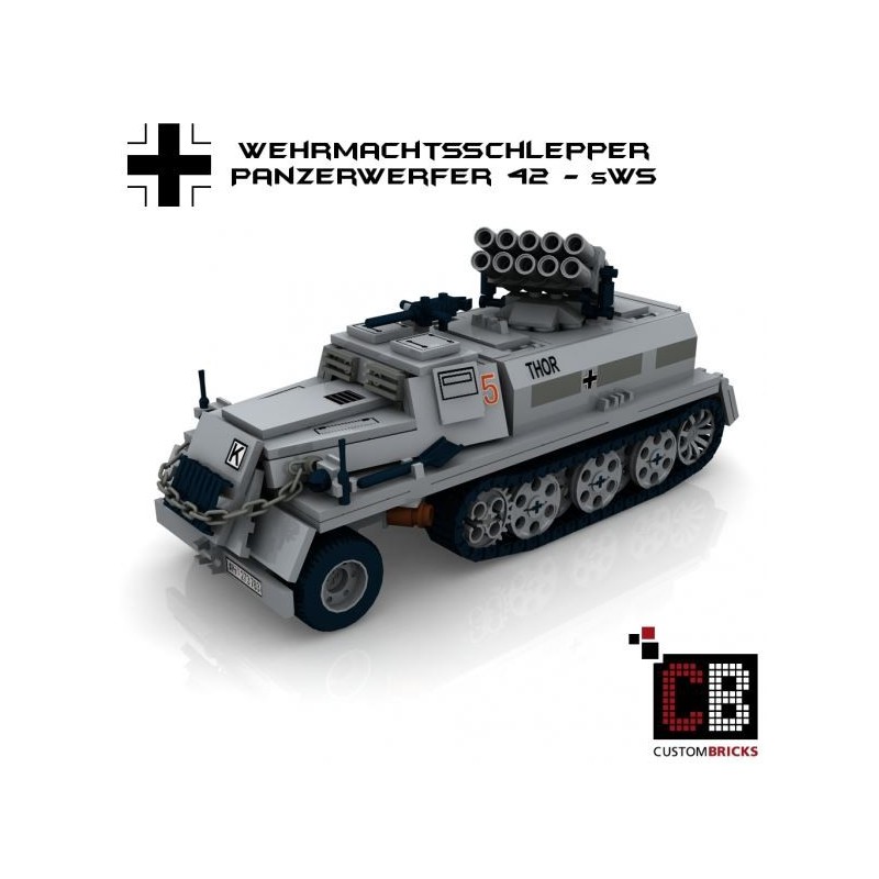 Wehrmachtsschlepper with Panzerwerfer 42 - Building instructions