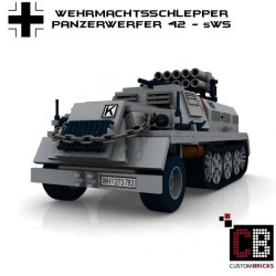 Wehrmachtsschlepper with Panzerwerfer 42 - Building instructions