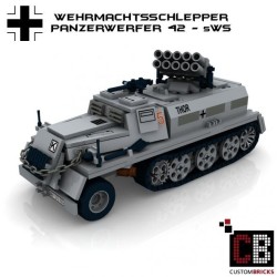 Wehrmachtsschlepper with Panzerwerfer 42 - Building instructions