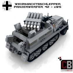 Wehrmachtsschlepper with Panzerwerfer 42 - Building instructions