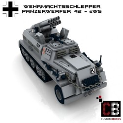 Wehrmachtsschlepper with Panzerwerfer 42 - Building instructions