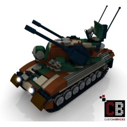 Panzer Gepard 1A2 CAMO - Building Instruction