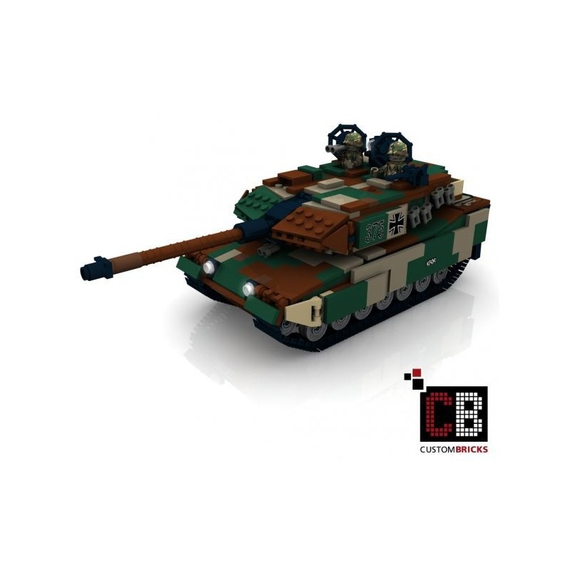 Panzer Leopard 2A6 CAMO - Bouwinstructies