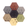 Hex Stand MiniFig Stände 2-stud