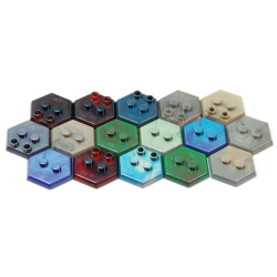 Hex Stand MiniFig Stand 2-Studs