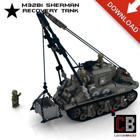 M32B1 Sherman Bergepanzer - Bauanleitung