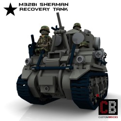 M32B1 Sherman Recovery Tank - Building instructions