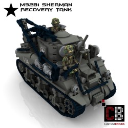 M32B1 Sherman Bergings Tank - Bouwinstructies