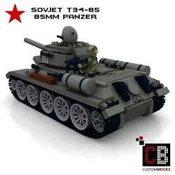 T34-85 85mm Tank - Building instructions