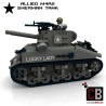 M4A2 Sherman Tank - Bouwinstructies