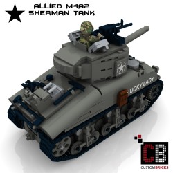 M4A2 Sherman Tank - Bouwinstructies