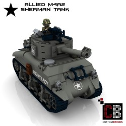 M4A2 Sherman Panzer - Bauanleitung