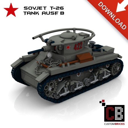 T-26 Tank Ausf.B - Bouwinstructies