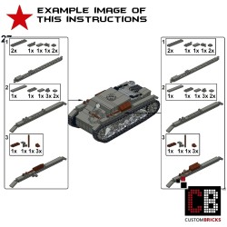 T-26 Tank Ausf.B - Bouwinstructies