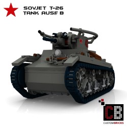 T-26 Tank Ausf.B - Bouwinstructies