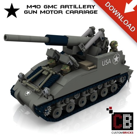 M40 GMC - Gun Motor Carriage - Bouwinstructies