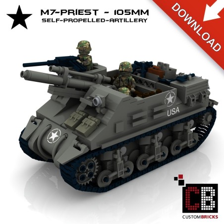 M7 Priest Artillery - Building instructions