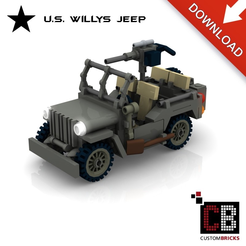 U.S. MB Willys Jeep - Bouwinstructies