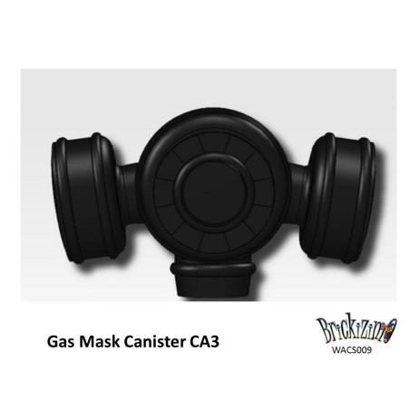 Gasmasker  Canister  CA1 - Zwart