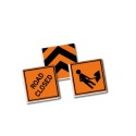 2x2 Traffic signs set - orange