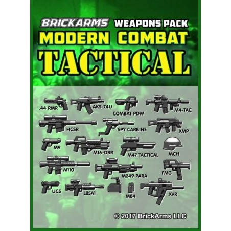 Brickarms Modern Combat Pack - Tactical Pack wapen set voor LEGO Minifigures