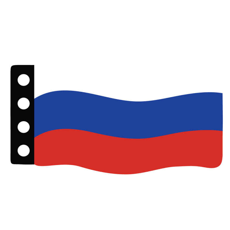 Vlag:  Rusland