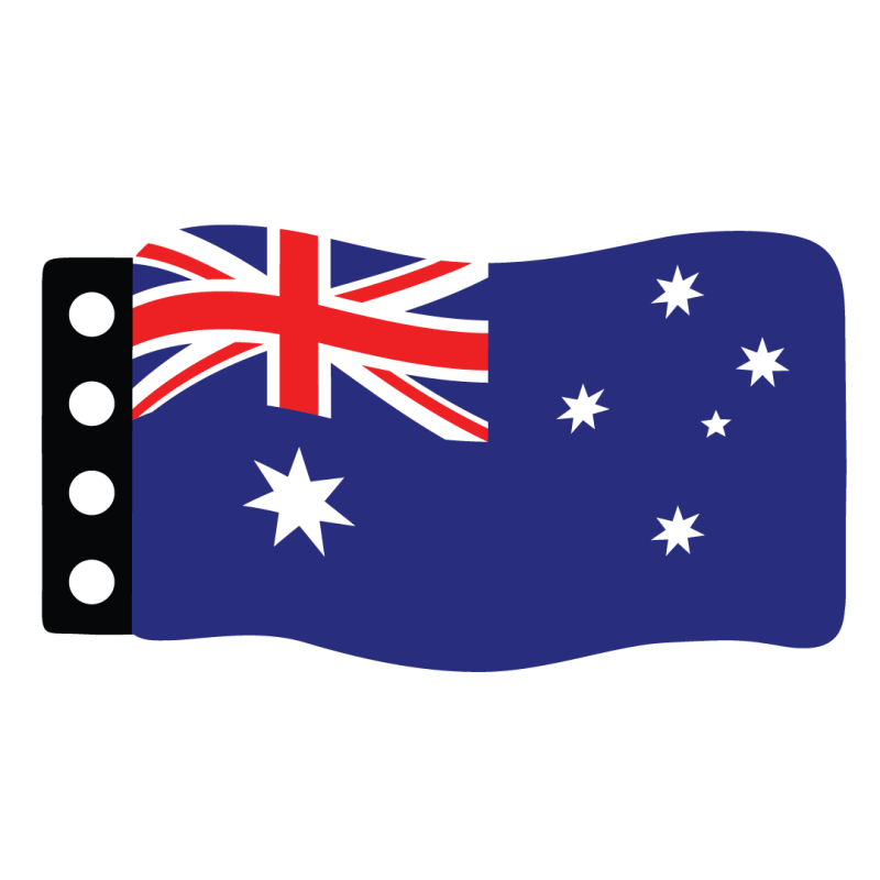 Vlag:  Australië