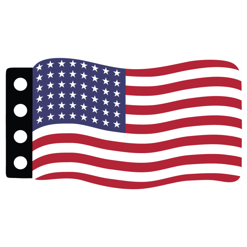 Flag : USA (48 Stars)