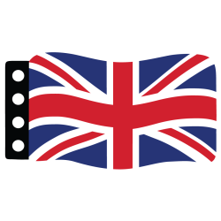 Vlag:  Groot-Brittannië (Union Jack)