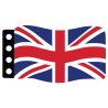 Vlag:  Groot-Brittannië (Union Jack)