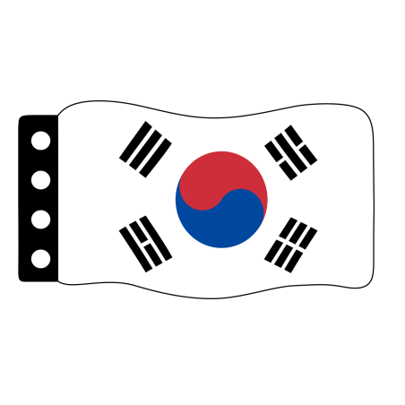 Flag :  South Korea