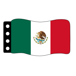 Vlag:  Mexico