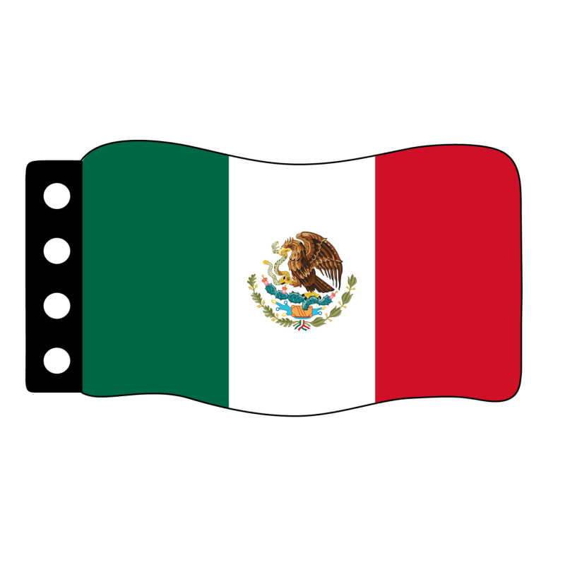 Flag :  Mexico