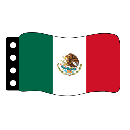 Flag :  Mexico