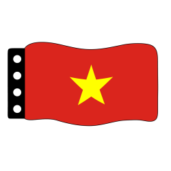 Flage : Vietnam