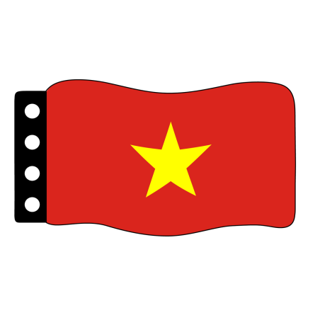 Flag :  Vietnam