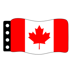 Vlag:  Canada