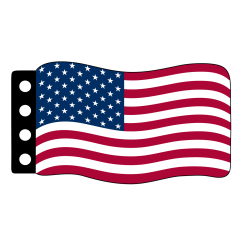 Flag :  USA