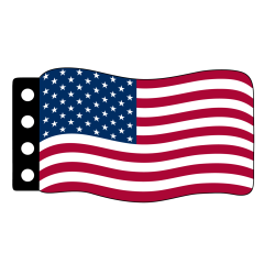 Vlag:  USA