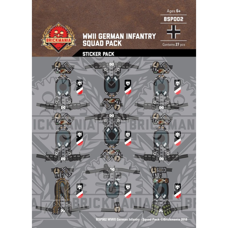 WW2 - German Infantry - Sticker Pack