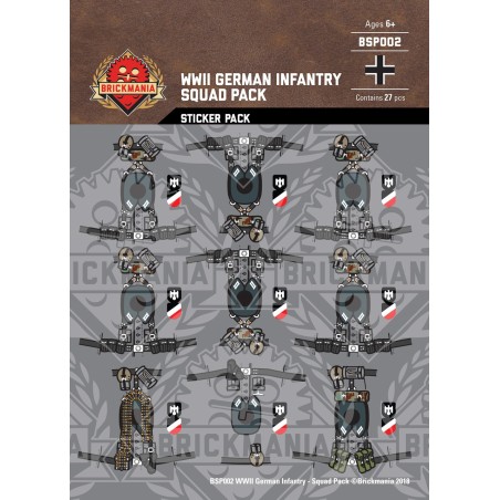 WW2 - German Infantry - Sticker Pack