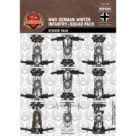 WK2 - Deutsche Infanterie - Sticker Pack