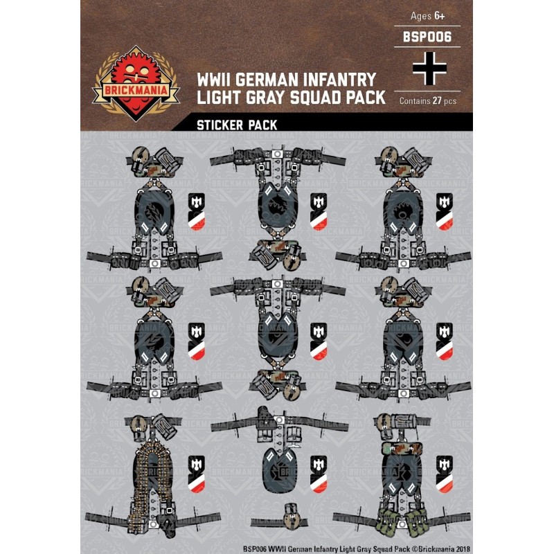 WW2 - German Infantry - Sticker Pack