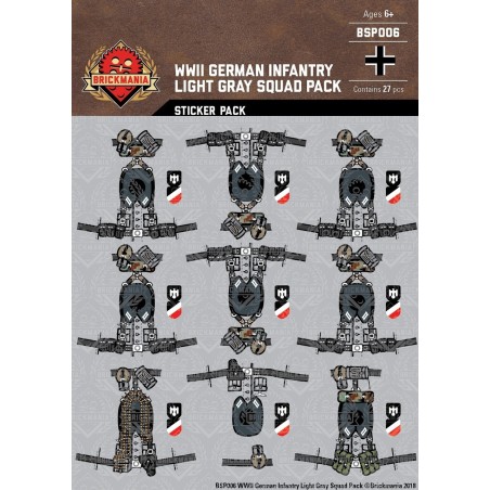 WW2 - German Infantry - Sticker Pack