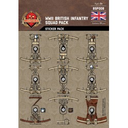 WW2 - British Infantry - Sticker Pack